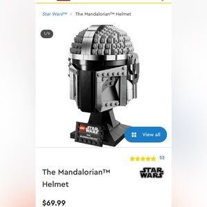 The Mandalorian Helmet Lego